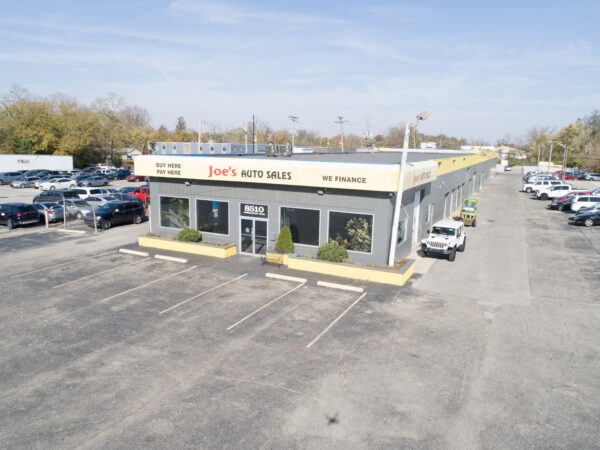 Joe's Auto Sales offering pre-owned cars, trucks, and suvs.